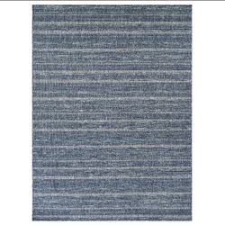 8x10 Outdoor Indoor Blue Rug 
