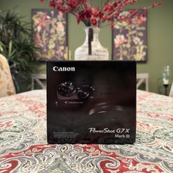 Canon Powershot G7X Mark III BRAND NEW SEALED