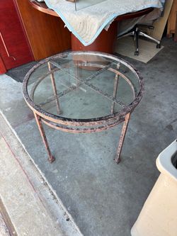 Glass table
