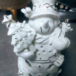 Xmas Santa Tealight Candle Holder