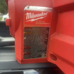 16’ Milwaukee chainsaw