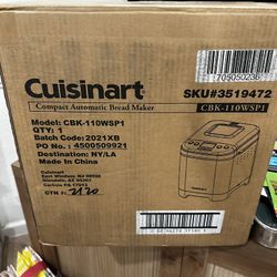 Cuisinart Bread maker 