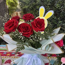 Easter roses bouquet