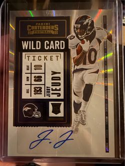 Jerry Jeudy wild card auto RC