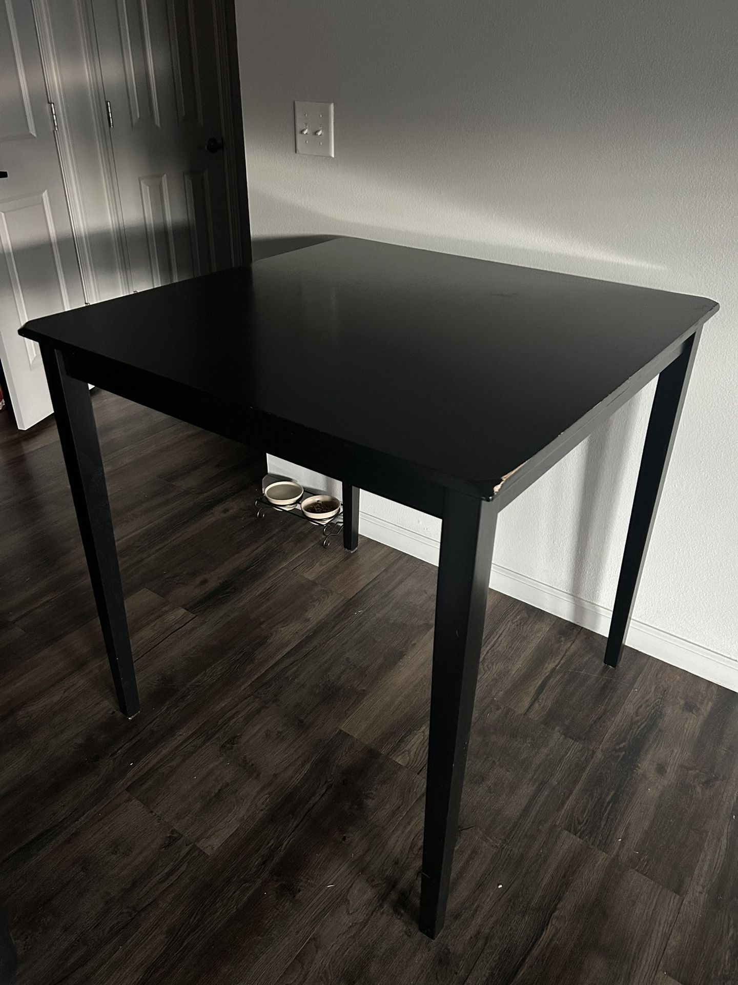 Black Bar Height Table 