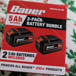 BAUER  2-PACK BATERRY BUNDLE NUEVA.  