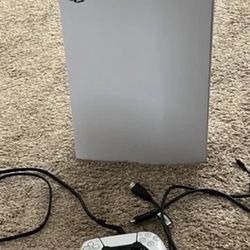 Ps5 With Disk And 3 Games  OBO 