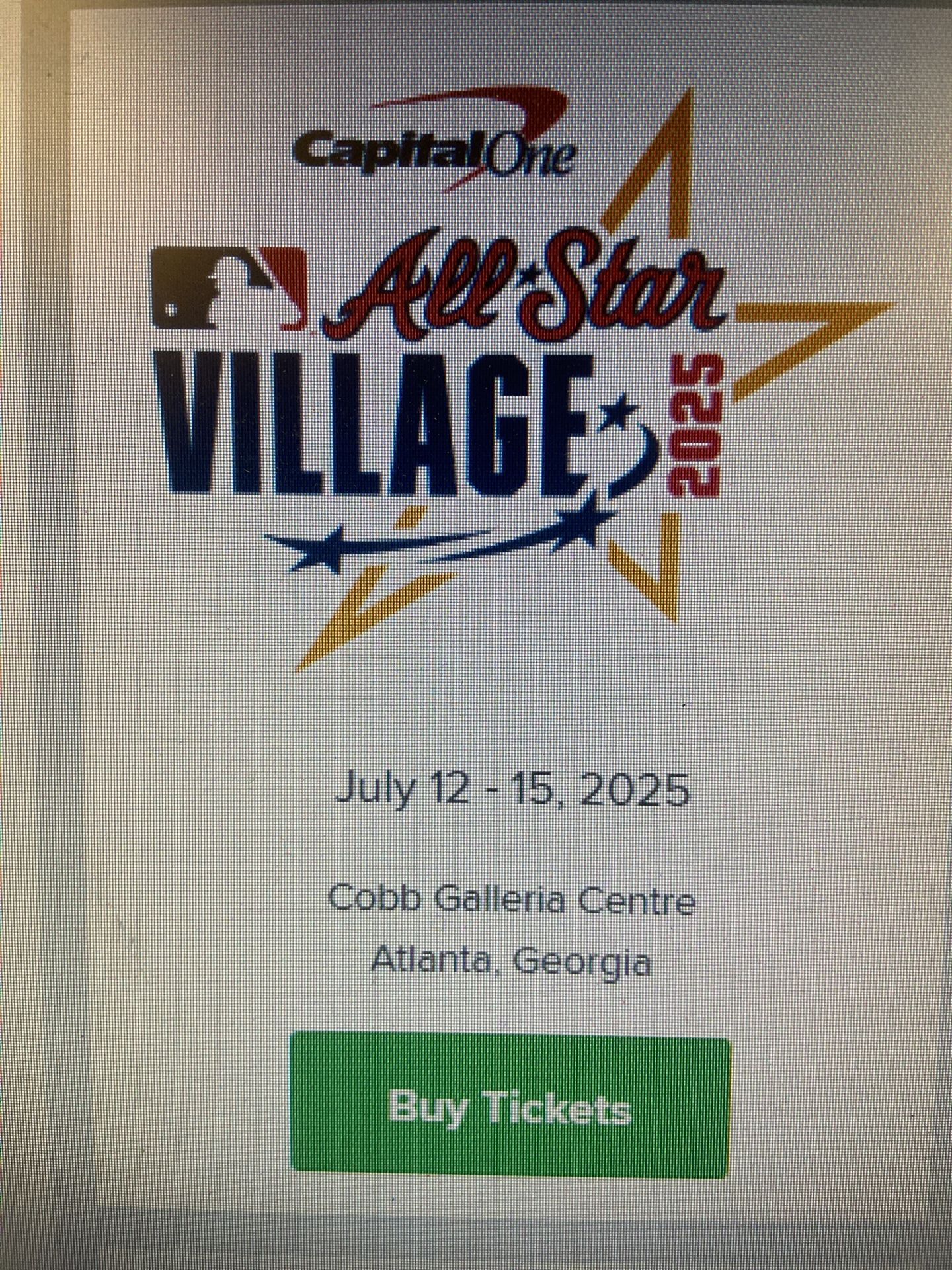 All Star Village 2025 Atlanta By Capital One 