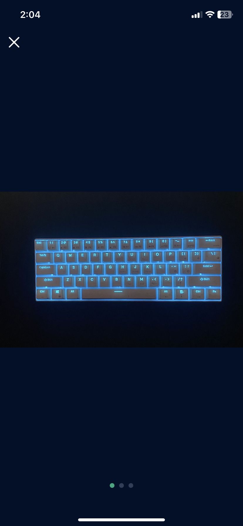 Wireless Gaming keyboard