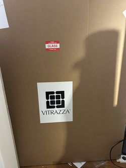 Vitrazza glass office chair mat