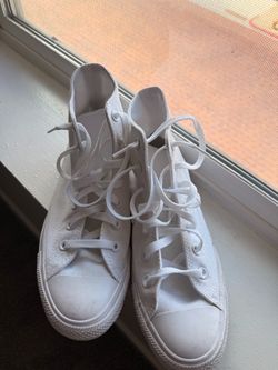 Converse Chuck Taylor All White High Top Sneakers