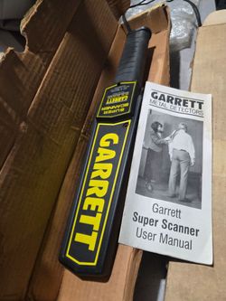Security wand metal detector...