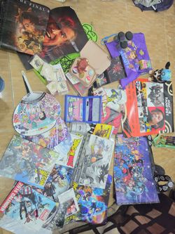 SD comic con swag years worth.