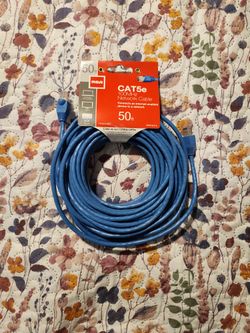 50 Ft Blue CAT5e Network Cable