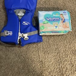 Infant Life Jacket And Swim Diapers 
