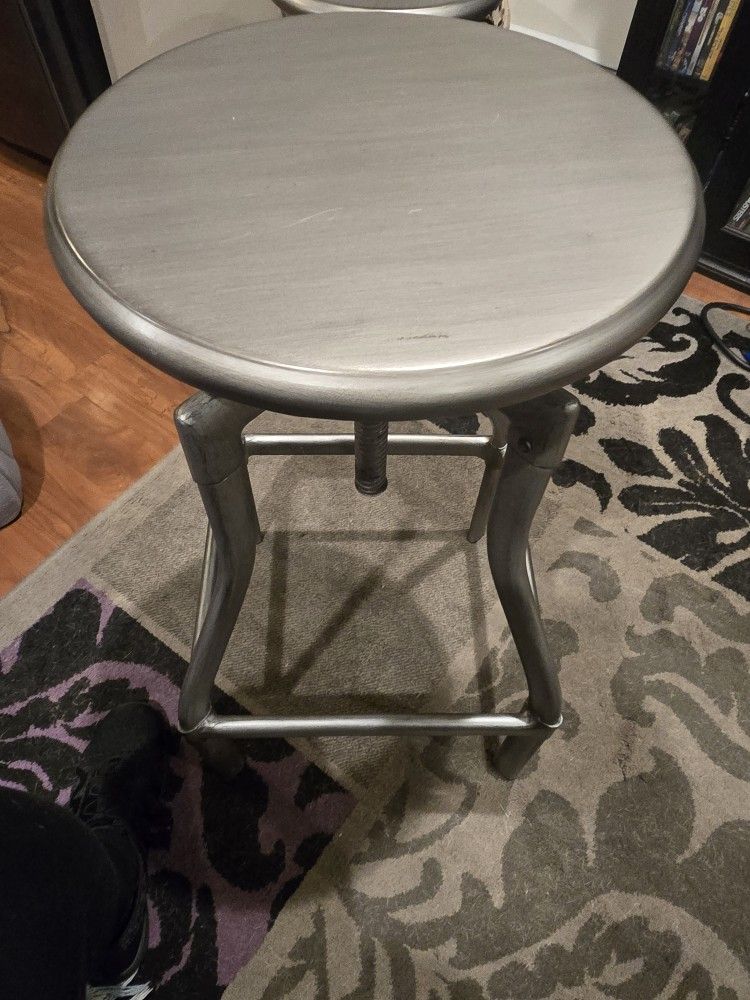 Industrial Heavy Aluminum Adjustable Stools