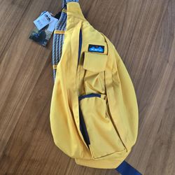 KAVU Rope Sling Bag - Cross Body Bag - Travel - Amber - Brand NEW