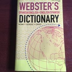 Webster's Spanish/English-English/Spanish Dictionary New