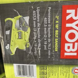 ryobi belt sander 