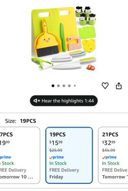 Kids cutting board set