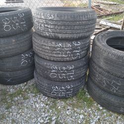 275 55 20 Used Set Tires