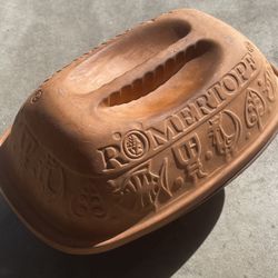 Romertopf #109 Terra Cotta Clay Baker Baking Bread Roaster Germany Glazed Rare