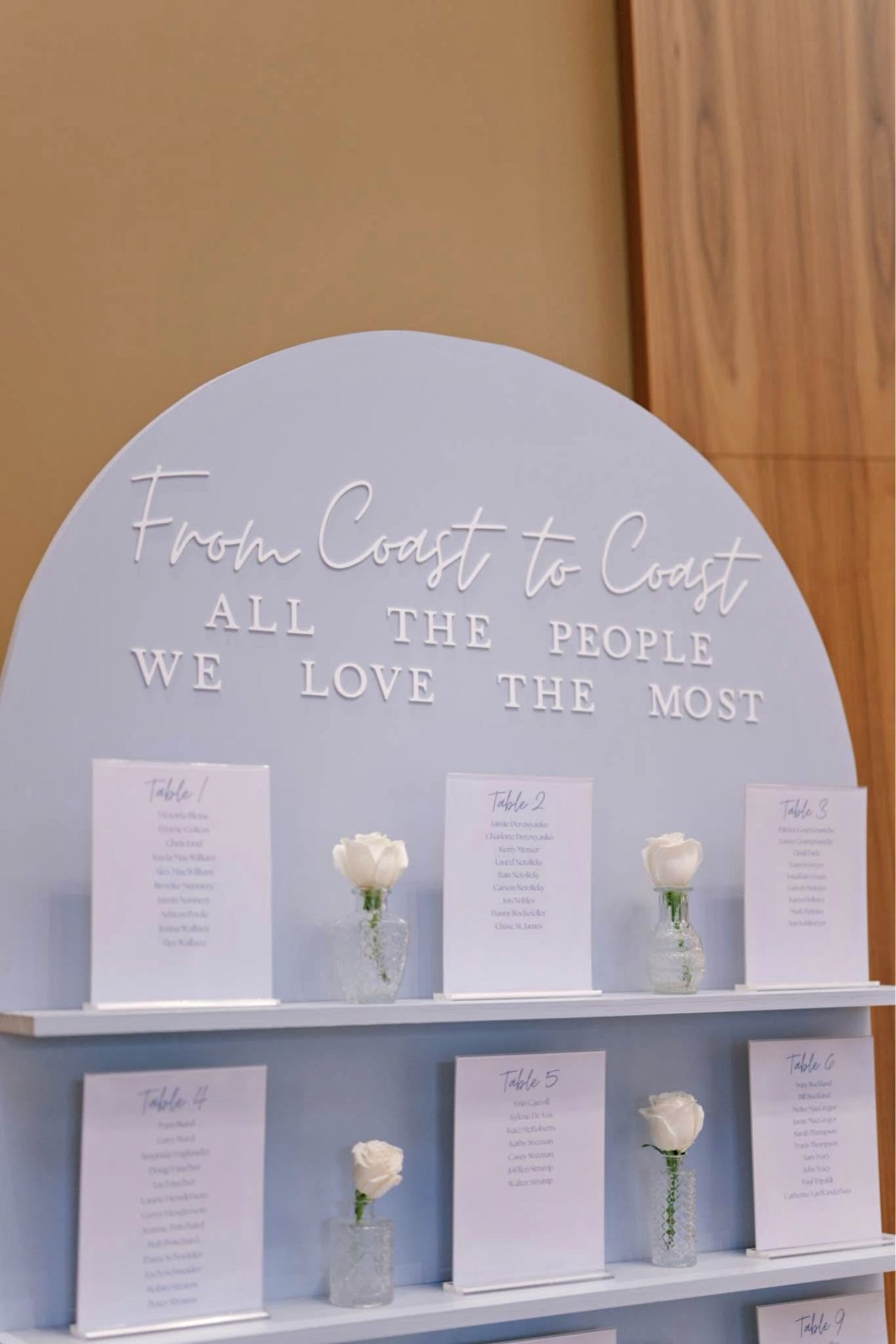 Wedding Escort Sign/Seating Chart