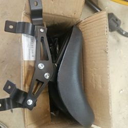 Front Mounted Bicycle Seats for Children, Kid Bike Seat Mountain with Handlebars Foot Pedals for Children 2~5 Years (Black)