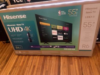 55” Hisense hd 4k Roku smart tv