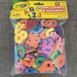 Crayola Foam Letters & Numbers (266 count)