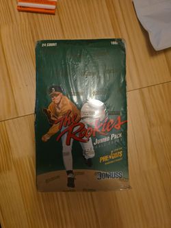 The Rookies jumbo pack (24 packs) baseball cards