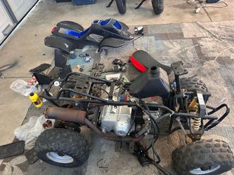 110 Cc Quad Has All The Parts To Fix It Needs To Be Rewired And Needs New Tires And A New Key Ignition
