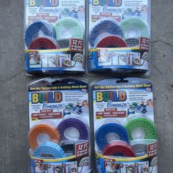 As Seen on TV Build Bonanza Flexible Building Block Base, (Blue/Green/Red/Gray)