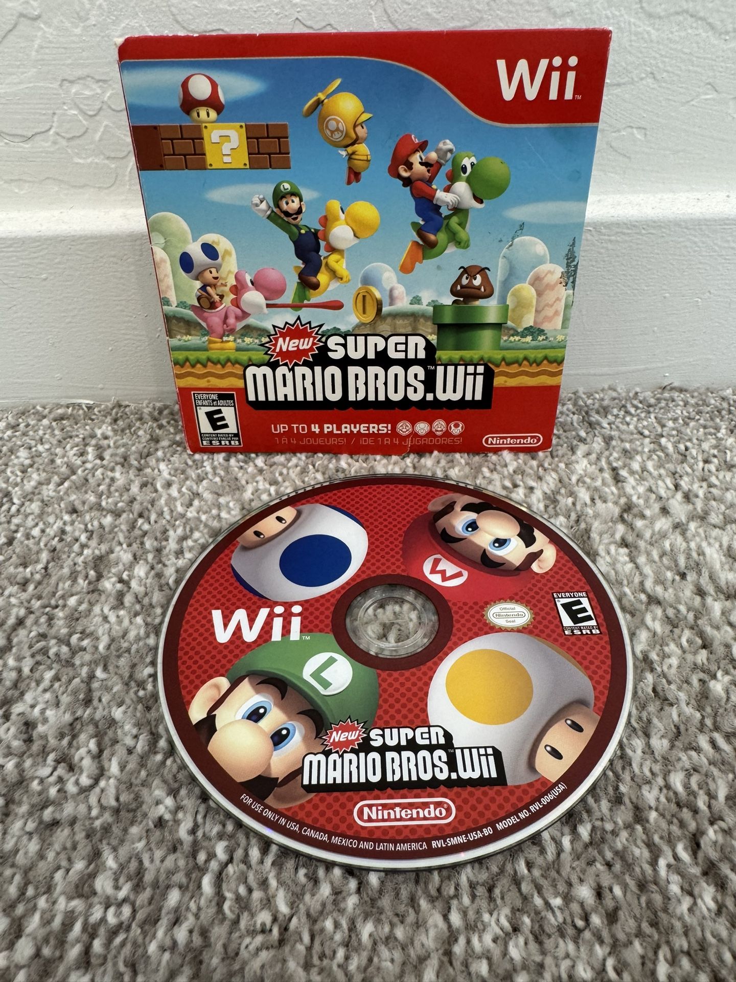 New Super Mario Bros For Nintendo Wii