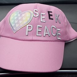 seek peace customized fitted cap