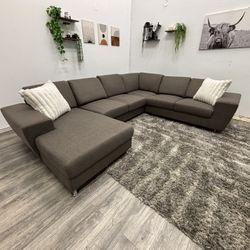 Gray Sectional Couch - Free Delivery 