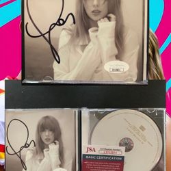 Taylor Swift “Tortured Poets Dept” Signed CD – JSA Authenticated