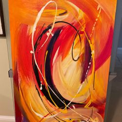 Original acrylic abstract painting