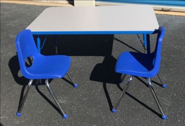 Adjustable activity tables and chairsOBO