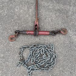 Chain Binder And 10 Foot Chain
