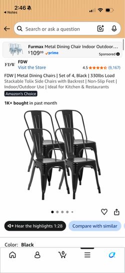 Set of 6 chairs
