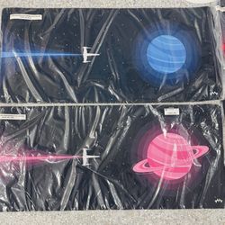 Vibrant Color Series Mouse Pad – Pink, Gold, Blue & Red