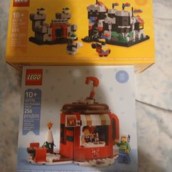 LEGO 40775 Mini Knight’s Castle BrandLEGO Hot Chocolate Stand 40776, NEW Sealed