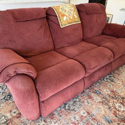 Beautiful Clean Reclining Couch