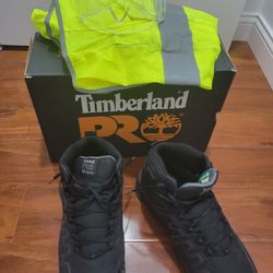 Like New Timberland Pro Steel Toe Shoes