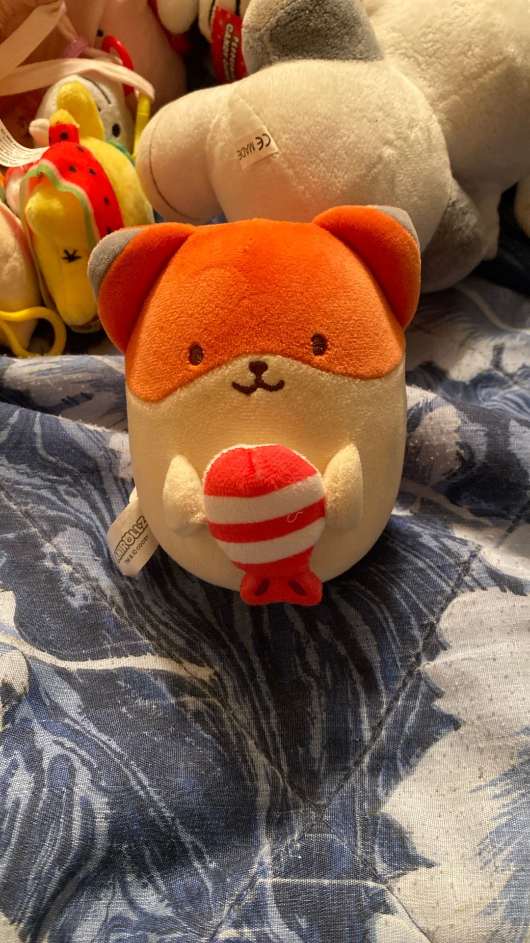 Kitty With Fish Plushie