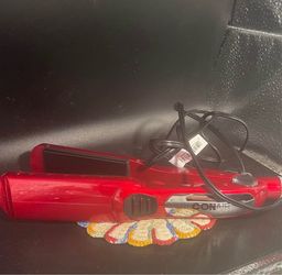 Conair Red Hair Straightener Flat Iron - 1.5”