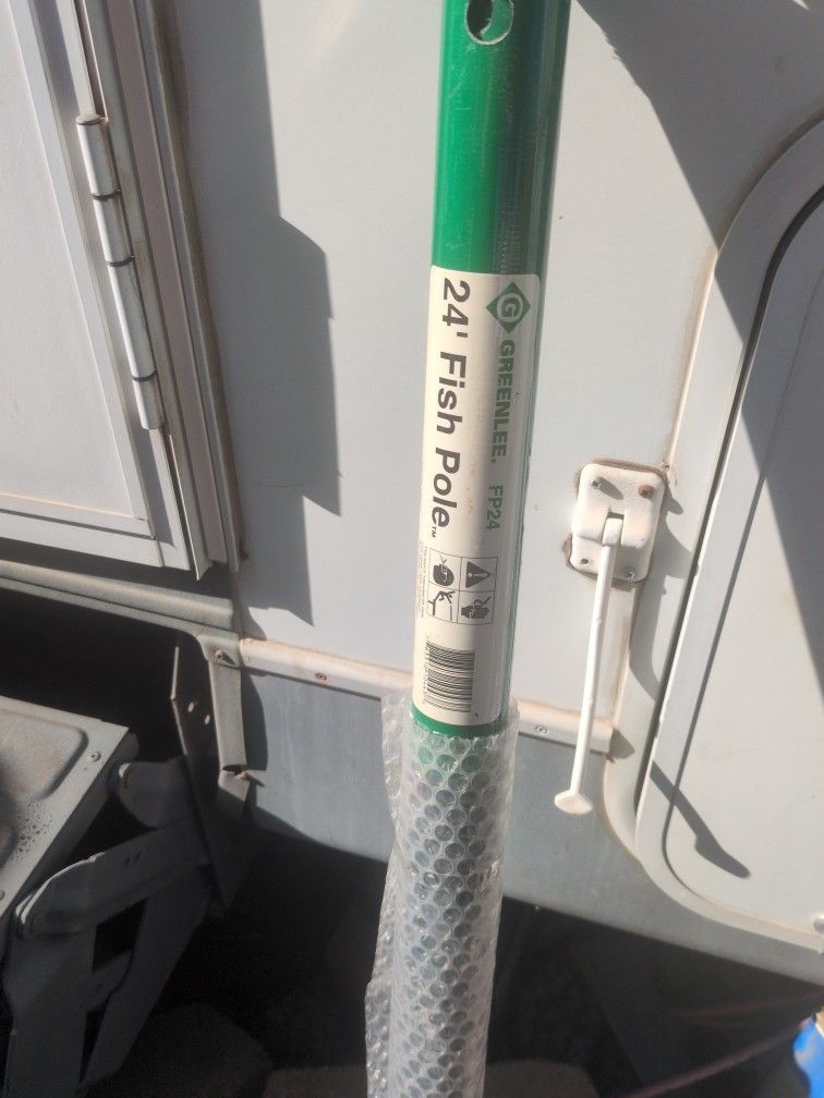 greenlee 24 ft wire fishing rod