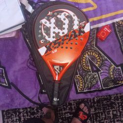 New XSPAK XS Beach Tennis Paddle Racket Carbon Fiber With Travel Case