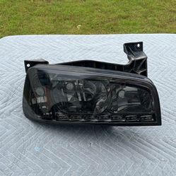 Black LED Headlight for 2006-2010 Dodge Charger Assembly right side